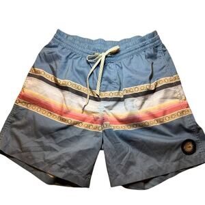 Quicksilver Sun Faded Volley Men's Southwest Vintage Swim  Board Shorts M
